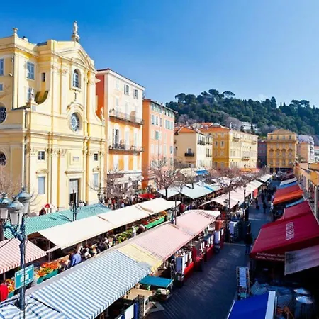 Le Malonat - Spacieux F3, Large Balcon, Climatisation, Vieux-nice * Nice